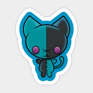 Blue Harlekitten Sticker